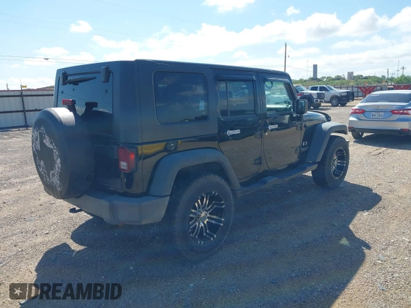2008 Jeep Wrangler Unlimited X with VIN 1J4GA39148L500904, listed as a IAAI auction lot 42434386 with 195,997 mi miles and . Bid and sale history available at DreamBid. Image 4.