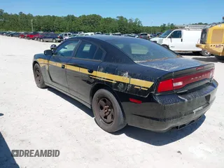 2014 Dodge Charger Police with VIN 2C3CDXAT7EH367018, listed as a IAAI auction lot 42136174 with 191,608 mi miles and . Bid and sale history available at DreamBid. Image 3.
