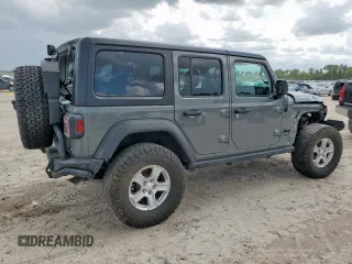 2022 Jeep Wrangler Unlimited Willys Sport with VIN 1C4HJXDMXNW158534, listed as a Copart auction lot 62179995 with 66,947 mi miles and Salvage title. Bid and sale history available at DreamBid. Image 3.