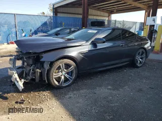 2015 BMW M6 with VIN WBSLX9C59FD160716, listed as a Copart auction lot 47144925 with 55,535 mi miles and Salvage Title. Bid and sale history available at carsss.com. Image 1.