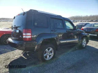 2008 Jeep Liberty Limited with VIN 1J8GN58K78W195728, listed as a Copart auction lot 46174195 with 130,855 mi miles and Salvage Title. Bid and sale history available at DreamBid. Image 3.