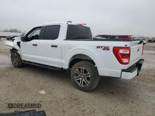 2023 Ford F-150 XL with VIN 1FTEW1EPXPKF33908, listed as a Copart auction lot 44173875 with 27,678 mi miles and Salvage Title. Bid and sale history available at carsss.com. Image 2.