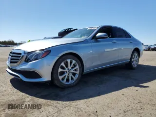 2018 Mercedes-Benz E with VIN WDDZF4KB0JA308167, listed as a Copart auction lot 49992405 with Not Provided miles and Salvage Title. Bid and sale history available at carsss.com. Image 1.