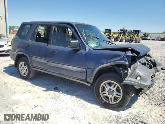 1997 Honda CR-V with VIN JHLRD1857VC028596, listed as a Copart auction lot 48622435 with 93,336 mi miles and Salvage Title. Bid and sale history available at carsss.com. Image 4.