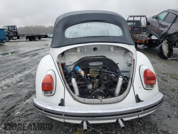 1971 Volkswagen Beetle with VIN 1512935527, listed as a Copart auction lot 79061144 with 73,709 mi miles and Non Repairable. Bid and sale history available at DreamBid. Image 6.
