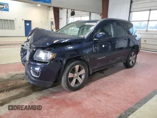 2016 Jeep Compass High Altitude Edition with VIN 1C4NJDEB7GD730026, listed as a Copart auction lot 53608505 with 67,386 mi miles and Salvage Title. Bid and sale history available at carsss.com. Image 1.