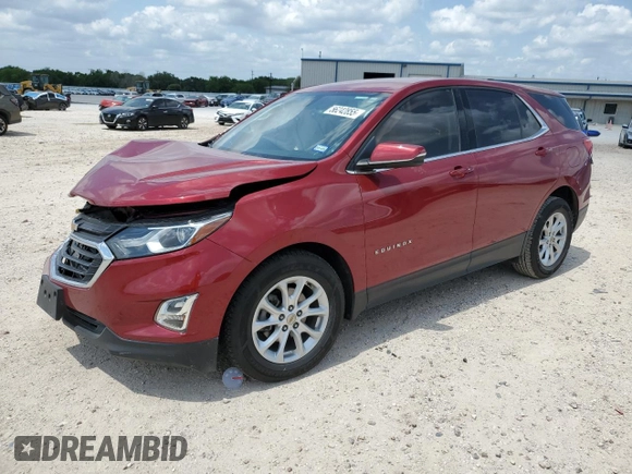 2019 Chevrolet Equinox LT with VIN 2GNAXKEV6K6228392, listed as a Copart auction lot 56242855 with 88,947 mi miles and Salvage title. Bid and sale history available at DreamBid. Image 1.