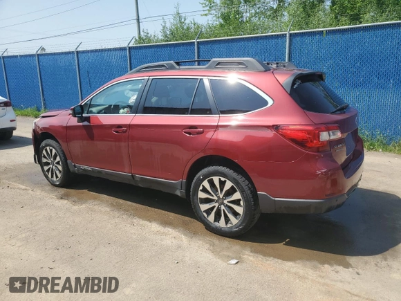 2017 Subaru Outback Limited with VIN 4S4BSFNC2H3248765, listed as a Copart auction lot 59265145 with 136,966 mi miles and Salvage title. Bid and sale history available at DreamBid. Image 2.
