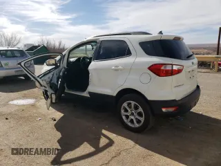 2019 Ford EcoSport SE with VIN MAJ6S3GL7KC262949, listed as a Copart auction lot 44280045 with 49,643 mi miles and Salvage Title. Bid and sale history available at carsss.com. Image 2.