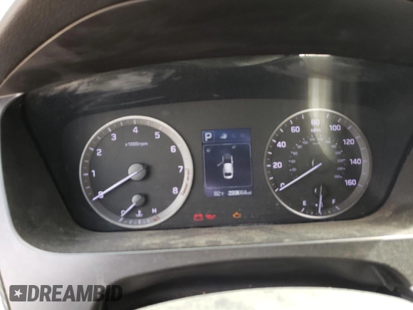2015 Hyundai Sonata 2.4L Sport with VIN 5NPE34AF9FH061091, listed as a Copart auction lot 54510155 with 233,664 mi miles and Clean Title. Bid and sale history available at carsss.com. Image 9.