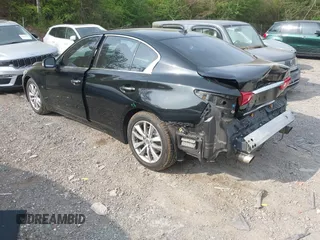 2015 Infiniti Q50 Premium with VIN JN1BV7AP5FM352834, listed as a IAAI auction lot 42037967 with 271,362 mi miles. Bid and sale history available at carsss.com. Image 3.