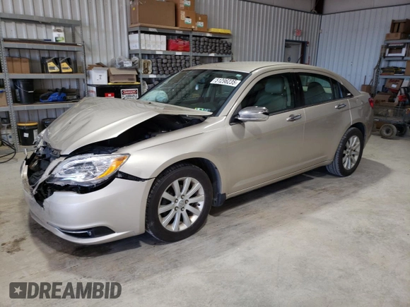 2014 Chrysler 200 Limited with VIN 1C3CCBCG9EN192753, listed as a Copart auction lot 51296235 with 97,985 mi miles and Salvage Title. Bid and sale history available at carsss.com. Image 1.