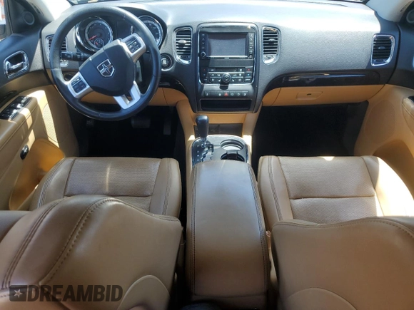 2013 Dodge Durango Citadel with VIN 1C4RDJEG4DC676544, listed as a Copart auction lot 57597015 with 135,776 mi miles and Salvage title. Bid and sale history available at DreamBid. Image 8.