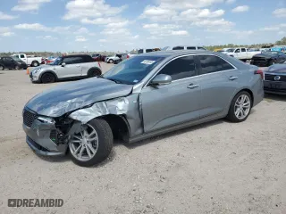 2024 Cadillac CT4 Luxury with VIN 1G6DJ5RK7R0118076, listed as a Copart auction lot 48798785 with 17,683 mi miles and Salvage Title. Bid and sale history available at carsss.com. Image 1.