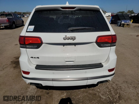 2019 Jeep Grand Cherokee Overland with VIN 1C4RJFCG8KC540648, listed as a Copart auction lot 43239865 with 62,265 mi miles and Salvage Title. Bid and sale history available at carsss.com. Image 6.