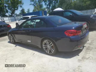 2018 BMW 4 Series 440i z VIN WBA4Z5C5XJEE16508, wystawiony jako Copart lot #52080845 z przebiegiem 57 184 mil mil oraz Szkoda całkowita • Salvage title. Historia ofert i sprzedaży dostępna na DreamBid. Obrazek 2.