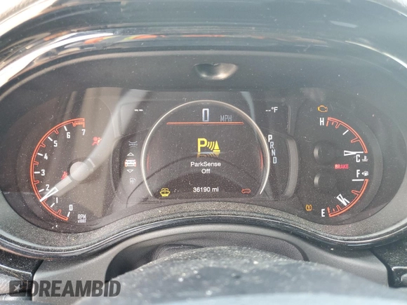 2021 Dodge Durango GT with VIN 1C4RDJDG7MC750878, listed as a Copart auction lot 60526925 with 36,190 mi miles and Salvage title. Bid and sale history available at DreamBid. Image 9.