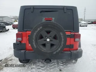 2018 Jeep Wrangler JK Unlimited Sport S with VIN 1C4BJWDGXJL827486, listed as a Copart auction lot 87605445 with 96,656 mi miles and Salvage Title. Bid and sale history available at carsss.com. Image 6.
