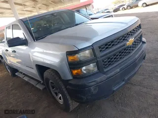 2014 Chevrolet Silverado 1500 Work Truck with VIN 1GCRCPEH0EZ293553, listed as a IAAI auction lot 41563580 with 214,104 mi miles. Bid and sale history available at carsss.com. Image 1.