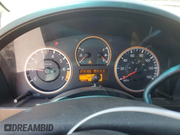 2011 Nissan Titan S with VIN 1N6AA0CH5BN309095, listed as a Copart auction lot 61105235 with 373,105 mi miles and Clean title. Bid and sale history available at DreamBid. Image 9.
