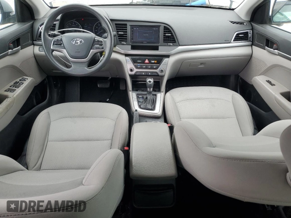 2017 Hyundai Elantra SE with VIN 5NPD74LF5HH188632, listed as a Copart auction lot 53963525 with 127,024 mi miles and Salvage Title. Bid and sale history available at DreamBid. Image 8.