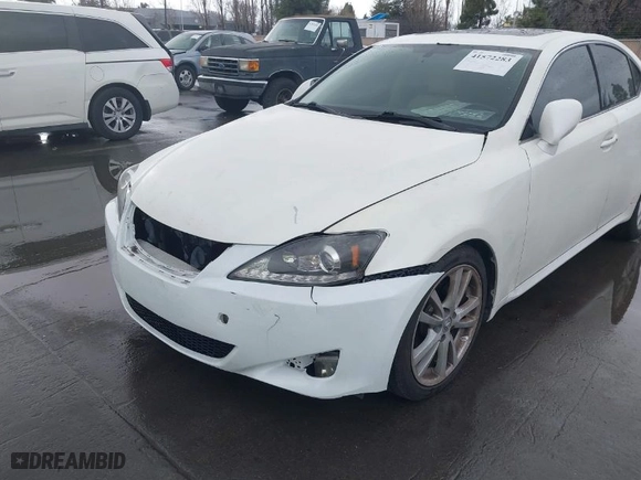 2007 Lexus IS 250 with VIN JTHBK262272034137, listed as a IAAI auction lot 41572283 with NaN miles. Bid and sale history available at carsss.com. Image 6.
