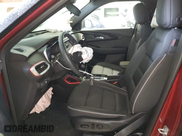 2023 Chevrolet TrailBlazer RS with VIN KL79MUSL8PB202574, listed as a Copart auction lot 46428005 with 11,039 mi miles and Salvage Title. Bid and sale history available at DreamBid. Image 7.