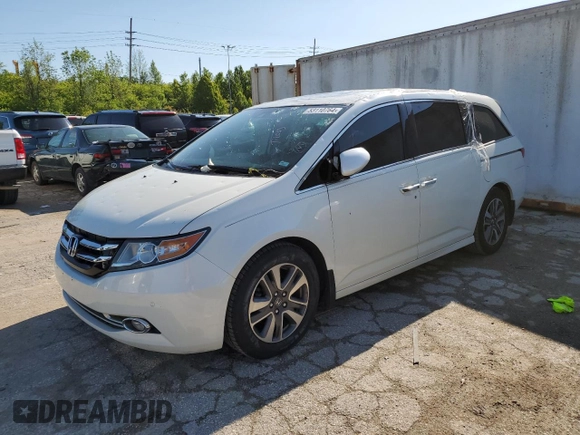 2017 Honda Odyssey Touring с VIN 5FNRL5H96HB015940, выставлен на аукционе Copart как лот 53110764 с пробегом 124 819 миль миль и Списание • Salvage title. История ставок и продаж доступна на DreamBid. Изображение 1.