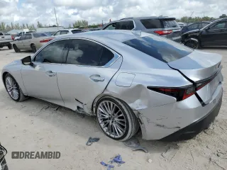 2022 Lexus IS 300 с VIN JTHDA1D22N5120116, выставлен на аукционе Copart как лот 43250735 с пробегом 5 976 миль миль и Списание • Salvage title. История ставок и продаж доступна на DreamBid. Изображение 2.