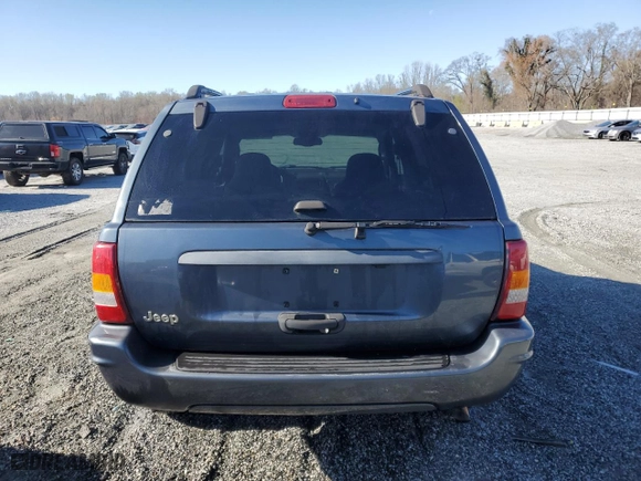 2004 Jeep Grand Cherokee Laredo with VIN 1J4GX48S54C161417, listed as a Copart auction lot 49834645 with 281,751 mi miles and Salvage Title. Bid and sale history available at carsss.com. Image 6.