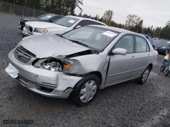 2004 Toyota Corolla CE with VIN 1NXBR32E74Z336134, listed as a IAAI auction lot 41966813 with 257,177 mi miles. Bid and sale history available at carsss.com. Image 17.