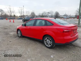2017 Ford Focus SE with VIN 1FADP3F20HL302380, listed as a IAAI auction lot 42021505 with 166,305 mi miles. Bid and sale history available at carsss.com. Image 3.