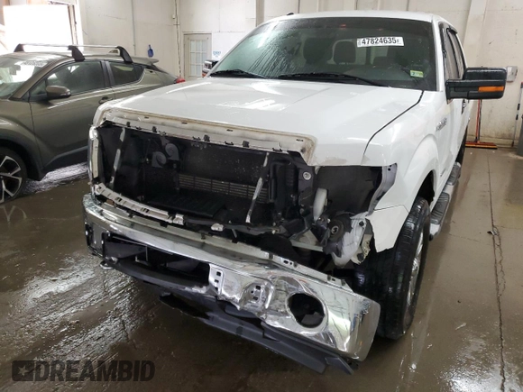 2014 Ford F-150 XL with VIN 1FTFW1ET5EFB75690, listed as a Copart auction lot 47824635 with 194,649 mi miles and Salvage Title. Bid and sale history available at carsss.com. Image 5.