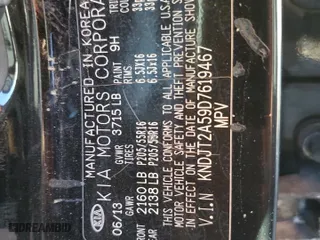 2013 Kia Soul with VIN KNDJT2A59D7619467, listed as a Copart auction lot 81106114 with 156,420 mi miles and Salvage Title. Bid and sale history available at carsss.com. Image 15.