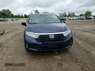 2023 Honda Odyssey EX with VIN 5FNRL6H55PB076665, listed as a Copart auction lot 57663235 with 19,346 mi miles and Salvage title. Bid and sale history available at DreamBid. Image 15.