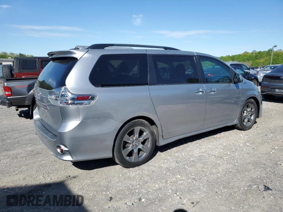 2018 Toyota Sienna SE с VIN 5TDXZ3DC1JS951963, выставлен на аукционе Copart как лот 54760995 с пробегом 184 542 миль миль и Чистый • Clean title. История ставок и продаж доступна на DreamBid. Изображение 3.