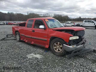 1999 Chevrolet Silverado 1500 LS with VIN 2GCEC19T3X1160615, listed as a Copart auction lot 87301784 with 0 mi miles and Salvage Title. Bid and sale history available at carsss.com. Image 4.