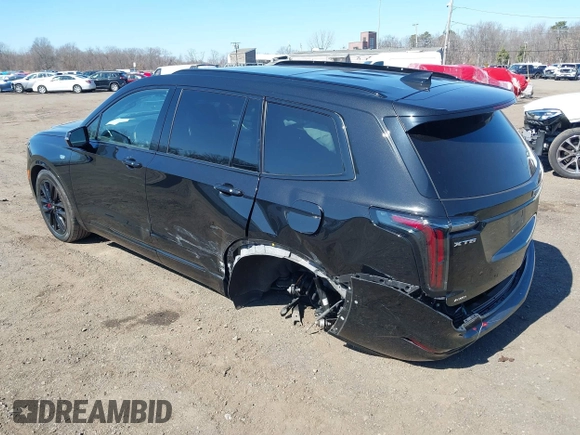 2022 Cadillac XT6 Sport with VIN 1GYKPGRS3NZ143717, listed as a IAAI auction lot 41758715 with 49,083 mi miles. Bid and sale history available at carsss.com. Image 3.