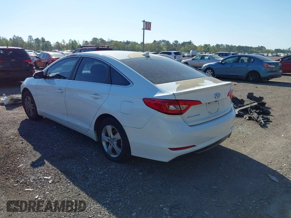 2015 Hyundai Sonata SE with VIN 5NPE24AF3FH108750, listed as a IAAI auction lot 41843880 with 168,561 mi miles and . Bid and sale history available at DreamBid. Image 3.
