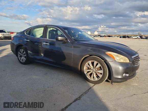 2011 Infiniti M37 with VIN JN1BY1APXBM320444, listed as a Copart auction lot 71220844 with 95,477 mi miles and Salvage Title. Bid and sale history available at carsss.com. Image 4.