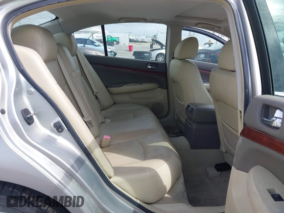 2008 Infiniti G35 Journey with VIN JNKBV61E58M226917, listed as a IAAI auction lot 42081666 with 171,019 mi miles. Bid and sale history available at carsss.com. Image 8.