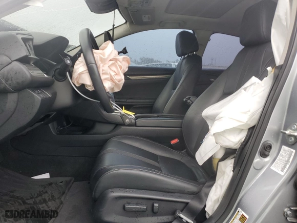 2019 Honda Civic Sedan EX-L with VIN 19XFC1F75KE216657, listed as a Copart auction lot 44454265 with 0 mi miles and Salvage Title. Bid and sale history available at carsss.com. Image 7.