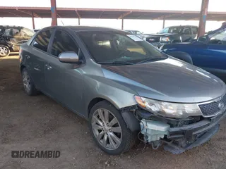 2012 Kia Forte SX with VIN KNAFW4A34C5562187, listed as a IAAI auction lot 40549263 with 139,012 mi miles. Bid and sale history available at carsss.com. Image 1.