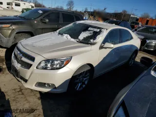 2013 Chevrolet Malibu ECO with VIN 1G11F5RR6DF108913, listed as a Copart auction lot 44760115 with 155,066 mi miles and Salvage Title. Bid and sale history available at carsss.com. Image 1.