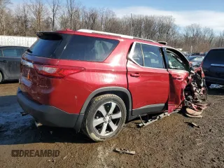 2018 Chevrolet Traverse LT Leather with VIN 1GNEVHKW5JJ125960, listed as a Copart auction lot 81744224 with 66,418 mi miles and Salvage Title. Bid and sale history available at carsss.com. Image 3.