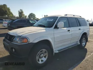 2003 Mitsubishi Montero ES z VIN JA4LS21H03J044158, wystawiony jako Copart lot #72659204 z przebiegiem 189 461 mil mil oraz Szkoda całkowita • Salvage title. Historia ofert i sprzedaży dostępna na DreamBid. Obrazek 1.