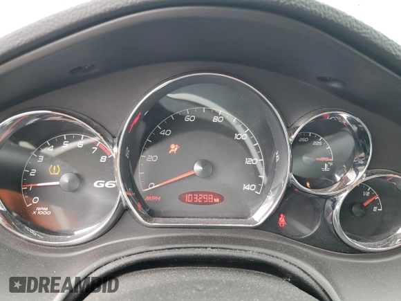2008 Pontiac G6 with VIN 1G2ZG57B984156778, listed as a Copart auction lot 54751435 with 103,298 mi miles and Clean Title. Bid and sale history available at carsss.com. Image 9.