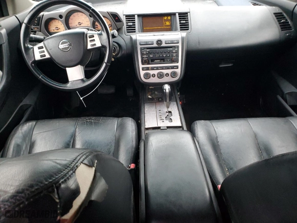 2005 Nissan Murano S with VIN JN8AZ08W25W429099, listed as a Copart auction lot 77667764 with 247,452 mi miles and Salvage Title. Bid and sale history available at carsss.com. Image 8.
