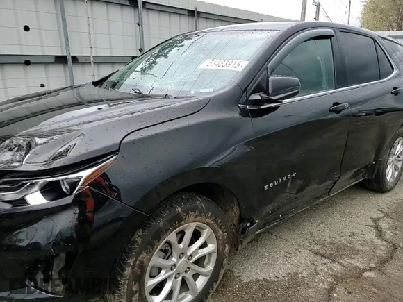2020 Chevrolet Equinox LT with VIN 2GNAXUEV8L6154728, listed as a Copart auction lot 51483915 with 99,135 mi miles and Salvage Title. Bid and sale history available at DreamBid. Image 11.