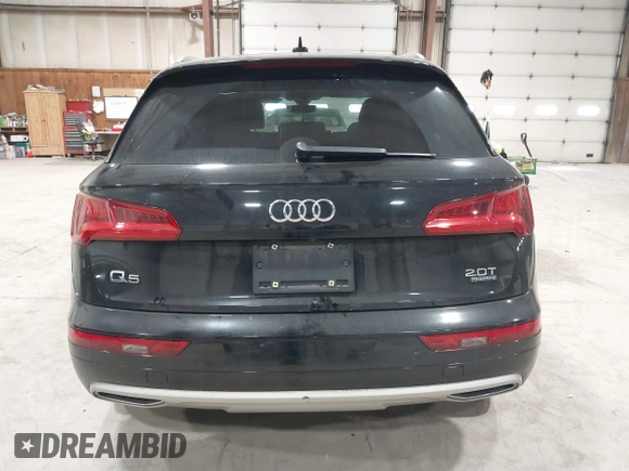 2018 Audi Q5 Premium Plus with VIN WA1BNAFY0J2237648, listed as a IAAI auction lot 41749808 with 103,566 mi miles. Bid and sale history available at carsss.com. Image 15.